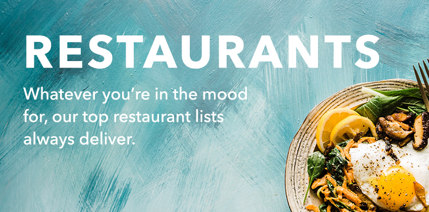 section image for restaurants on mobile